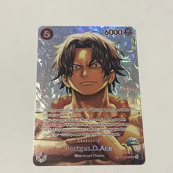 ST15-005 Portgas.D.Ace SR SP OP16 The Time of Battle One Piece TCG English Card - Image 1