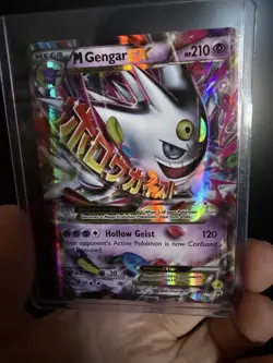M Gengar EX XY166 Promo Holo Mega EX 210 HP English Pokemon TCG Card - Image 1