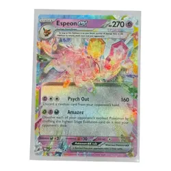 Espeon ex 034/131 Sv: Prismatic Evolutions Holo Pokemon TCG Card Nm - Image 1