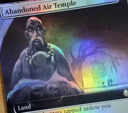 X 1 Abandoned Air Temple FOIL NM-M Extended Art Avatar The Last Airbender - Image 1