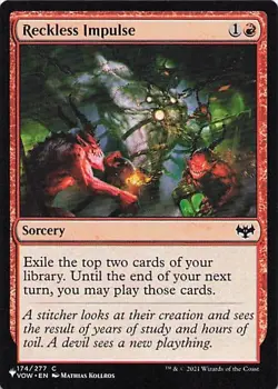 Innistrad: Crimson Vow #174 Reckless Impulse - Image 1