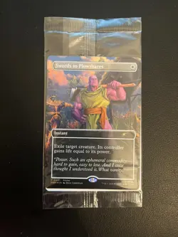 MTG Swords to Plowshares PSA Promo Extended Art Thanos Foil Holo Marvel SEALED - Image 1