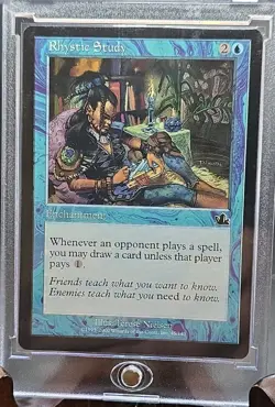 Rhystic Study Prophecy MTG Regular Lightly Played - Image 3