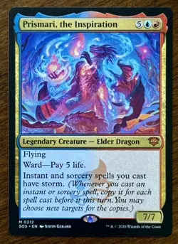 Prismari the Inspiration Elder Dragon Secrets of Strixhaven EN MtG Regular SOS - Image 1