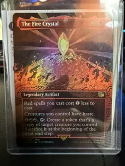 Foil The Fire Crystal (Borderless) - 337 - NM - FINAL FANTASY - Image 1