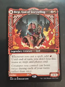 Birgi, God of Storytelling (Showcase) Kaldheim Regular - Image 1