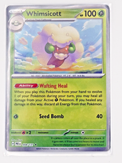Pokemon Whimsicott (Master Ball Pattern) SV: Prismatic Evolutions 008/131 NM - Image 1
