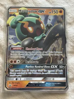 Marshadow GX Pokemon Sun & Moon Black Star Promo #SM59 Light Play - Image 1