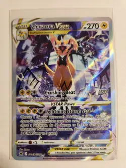 Zeraora VSTAR GG43/GG70 Pokemon Crown Zenith Galarian Gallery Holo NM/M - Image 1