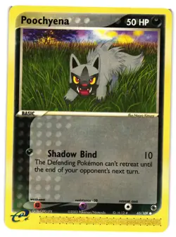 Pokemon TCG Poochyena 65/109 Ruby and Sapphire LP - Image 1