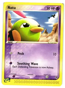Pokemon TCG Natu 69/100 Sandstorm Regular Common VLP - Image 1