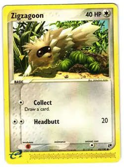 Pokemon TCG Zigzagoon Common Sandstorm 85/100 MP - Image 1