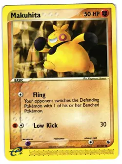 Pokemon TCG Makuhita 57/109 EX Ruby & Sapphire VLP - Image 1
