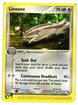 Pokemon TCG Linoone EX Ruby & Sapphire 38/109 Regular Uncommon VLP - Image 1