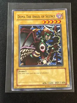 YU-GI-OH Doma The Angel of Silence Trading Card Game ATK/1600 DEF/1400 SDY-015 - Image 1