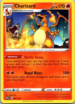 Charizard 001/015 Promo McDonald's Promos 2024 Pokemon Near Mint - Image 1