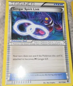 Gengar Spirit Link 95/119 XY - Phantom Forces Regular Pokemon TCG - Image 1