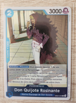 Carte One Piece Don Quijote Rosinante EB02-025 FR - Card game Holo - Image 1