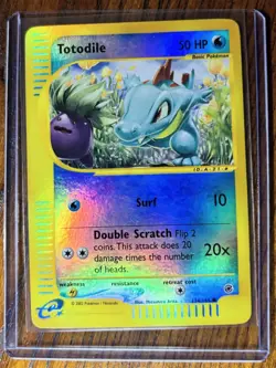 Totodile Expedition Set 134/165 Reverse Holo Pokemon TCG - Image 1