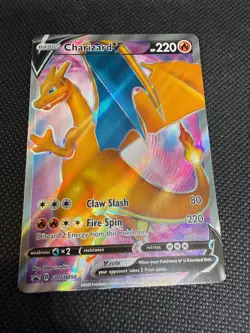 Charizard V SWSH050 Holo Promo Sword & Shield Promo Pokemon Near Mint - Image 1