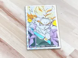 Dragon Ball Z Menko Card - Trunks Super Saiyan Holographic - - Image 1