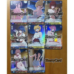 8×Oshi no Ko Doujin Card Hoshino Ai Ruby Arima Kana Goddess ACG Custom textured - Image 1