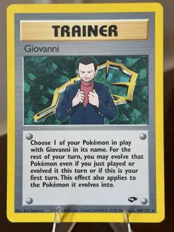 Giovanni 104/132 Pokemon Gym Challenge MP - Image 1