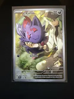 Pokemon Center N's Zorua 189 Journey Together ETB Promo Stamped and Sealed - Image 1