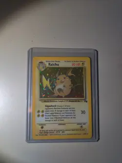 Pokemon Raichu 14/62 Fossil 1st Edition Holo Rare 90 HP ENG Arita - Image 1