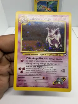 Pokemon Gym Heroes Sabrina’s Gengar 14/132 Holo NM - Image 1
