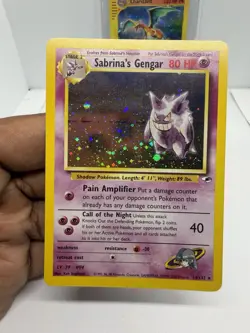 Pokemon Gym Heroes Sabrina’s Gengar 14/132 Holo NM - Image 2