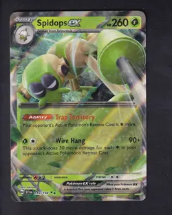 Spidops ex 019/198 Double Rare Scarlet & Violet Pokemon Near Mint - Image 1