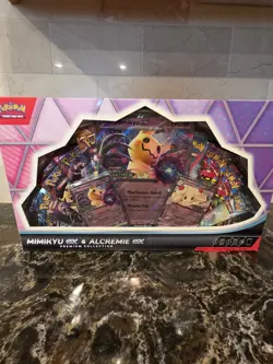 Pokemon Mimikyu EX and Alcremie EX Premium Collection Box - 10 Booster Packs New - Image 1