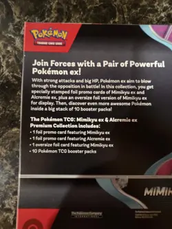 Pokemon Mimikyu EX and Alcremie EX Premium Collection Box - 10 Booster Packs New - Image 3