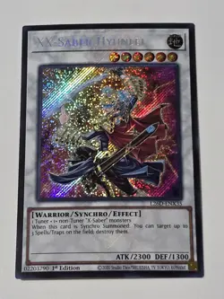 XX-Saber Hyunlei 1st Edition Secret Rare L26D-ENX35 Yu-Gi-Oh! - Image 1