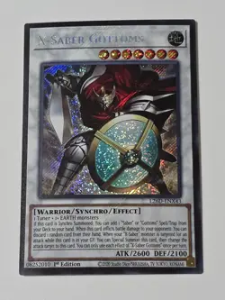 XX-Saber Gottoms 1st Edition Secret Rare L26D-ENX34 Yu-Gi-Oh! - Image 1