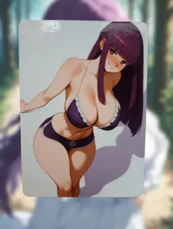 Fern Frieren: Beyond Journey's End Anime Waifu Sexy Goddess Doujin Hentai Card - Image 1