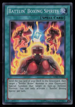 Yugioh Battlin' Boxing Spirits SHSP-EN060 Super Rare NM - Image 1
