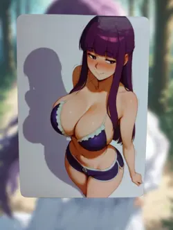 Fern Frieren: Beyond Journey's End Anime Waifu Sexy Goddess Doujin Hentai Card - Image 1