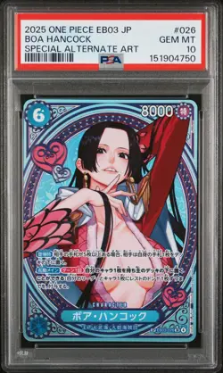 One Piece Card Game Boa Hancock EB03-026 SP JP Japanese PSA 10 (UK SELLER) - Image 1