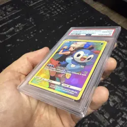 PSA 10 Piplup (Secret) 239/236 Cosmic Eclipse Holo Full Art 2019 Pokemon Card - Image 3
