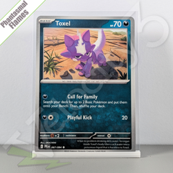 Pokemon TCG Card - Toxel 67/94 Common | Phantasmal Flames (2025) PFL - Image 1