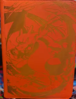 Pokemon Laser Engraved Charizard 9 Pocket CARD BINDER brand binder 540 Cards - Image 1