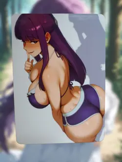 Fern Frieren: Beyond Journey's End Anime Waifu Sexy Goddess Doujin Hentai Card - Image 1