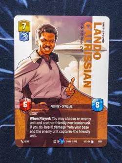 Star Wars Unlimited: Lando Calrissian - Trust Me Prestige SEC 1055 - Image 1