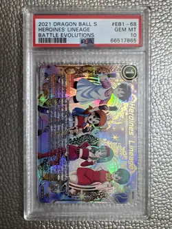 2021 Dragon Ball Super Card Game - Heroines' Lineage #EB1-68 - PSA 10 - Image 1