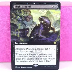 MTG Blight Mound Extended Art 363 Commander 2021 C21 Regular LP - Image 1
