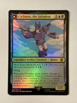 MTG Cyclonus, the Saboteur Cyclonus *FOIL* Transformers 009 NM - Image 1