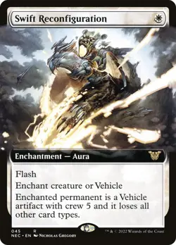 NM - Swift Reconfiguration (Extended Art) - 45 - Commander: Kamigawa: Neon Dy... - Image 1