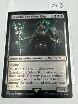 x1 Szarekh, the Silent King - Foil M MTG Commander: Universes Beyond: Warhammer - Image 2